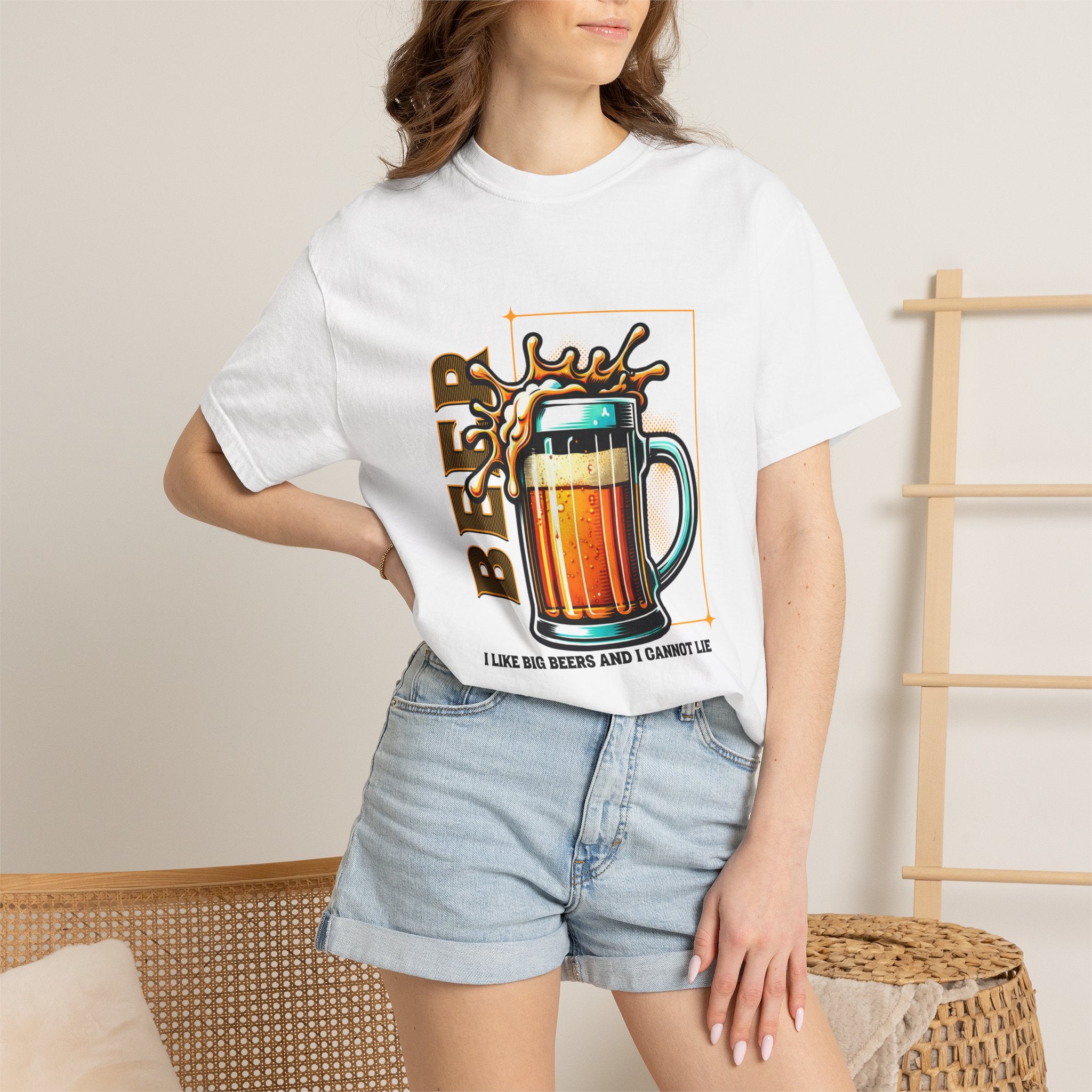 Unisex I Like Big Beers And I Cannot Lie T-shirt | Beer Mug Graphic Tee, Funny Shirt