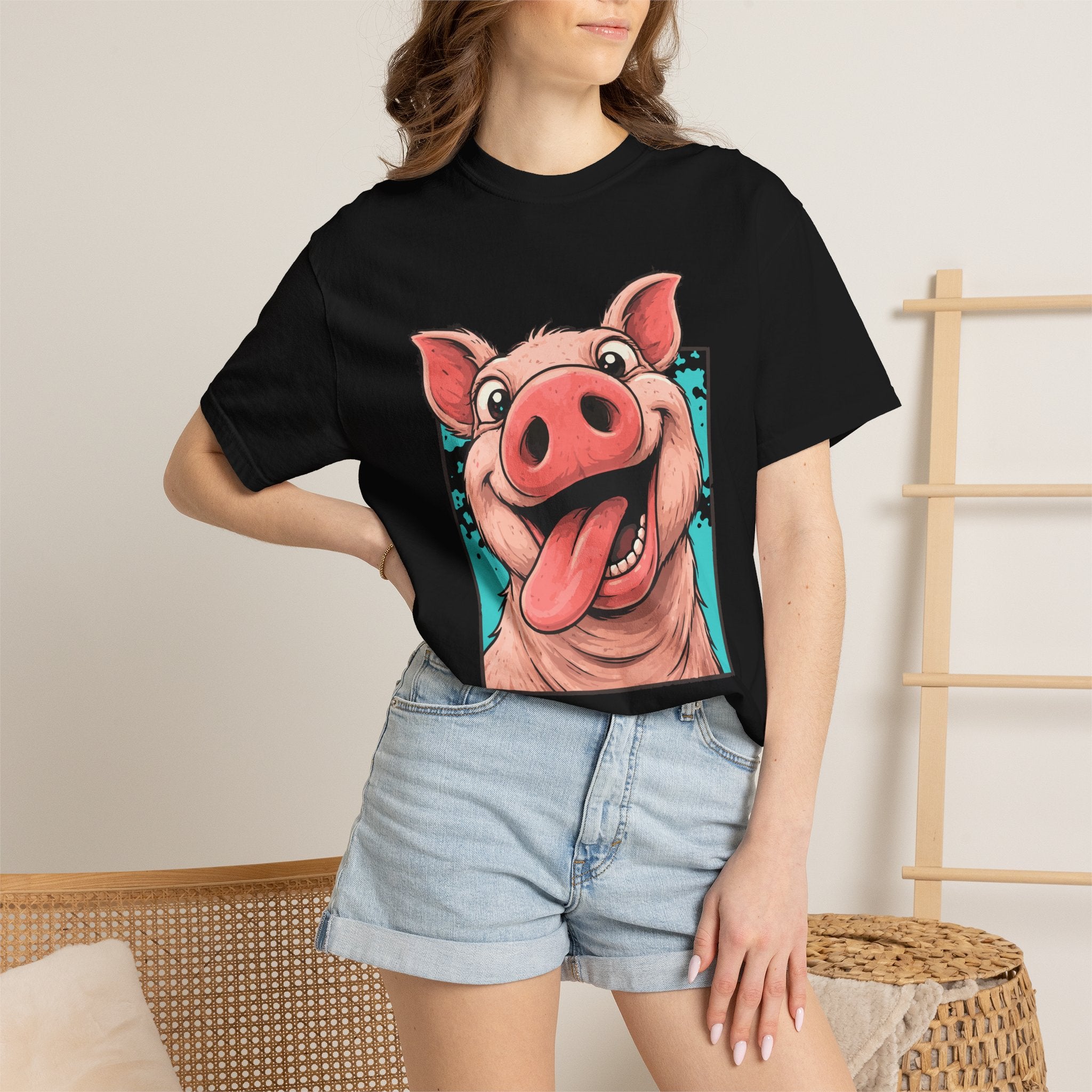 Exaggerated Pig Face - Unisex T-shirt
