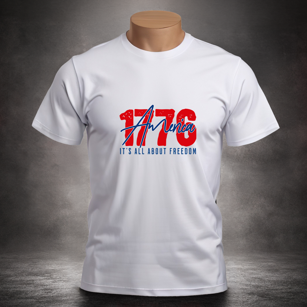 America 1776 Patriotic - Unisex T-shirt