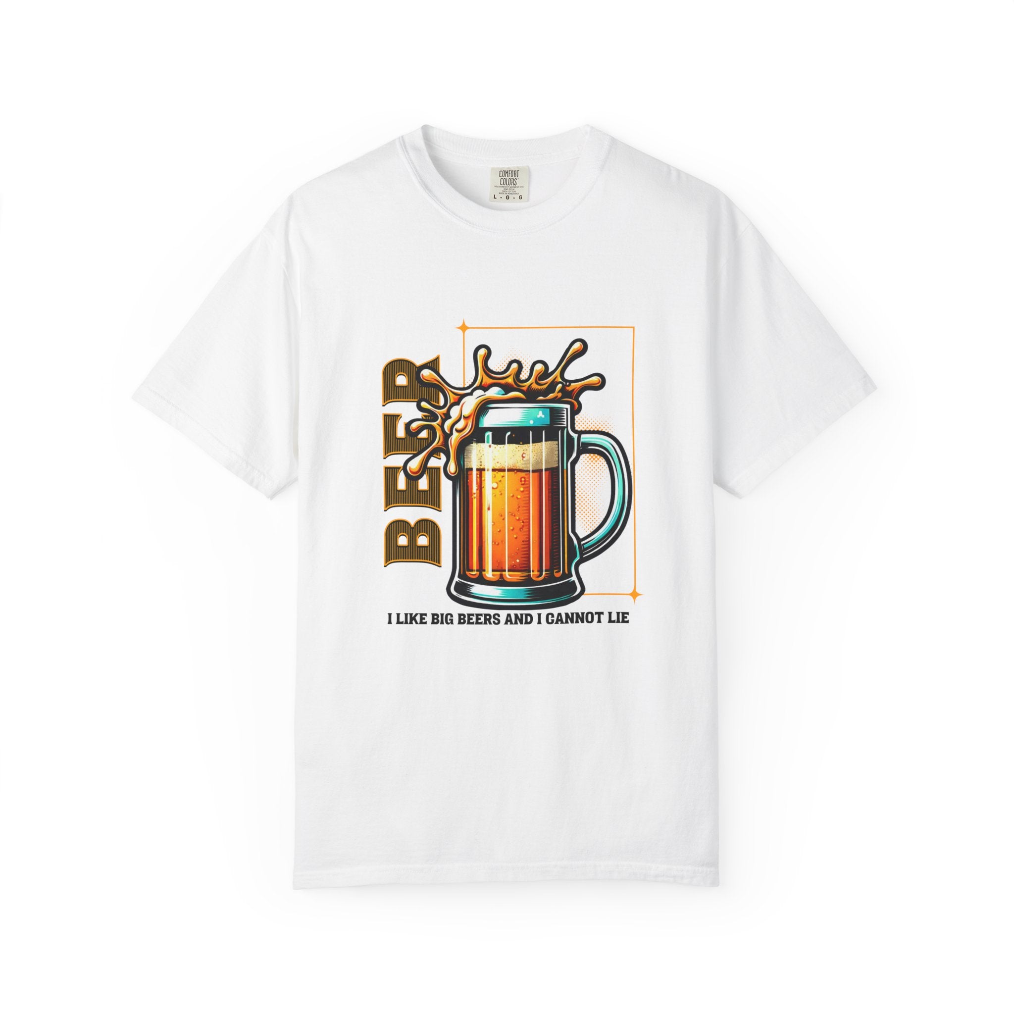 Unisex I Like Big Beers And I Cannot Lie T-shirt | Beer Mug Graphic Tee, Funny Shirt