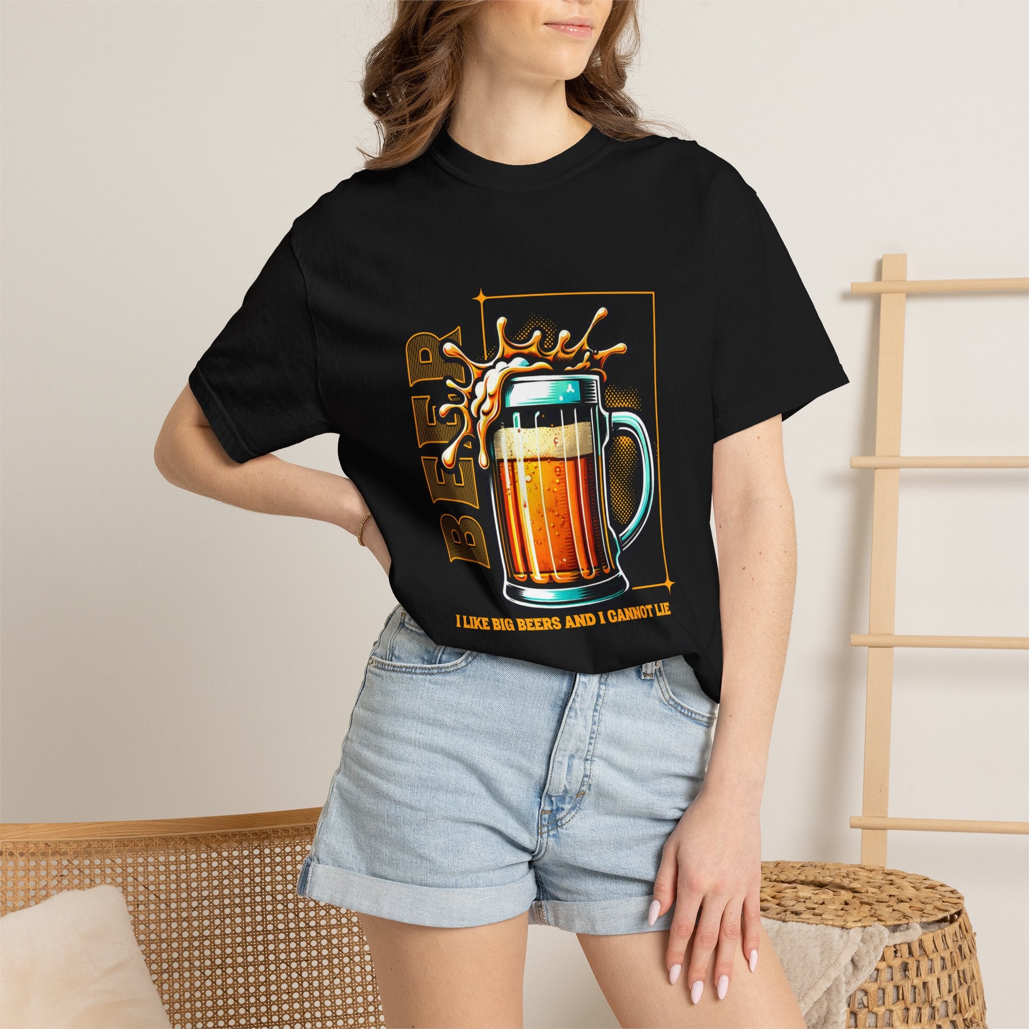 Unisex I Like Big Beers And I Cannot Lie T-shirt | Beer Mug Graphic Tee, Funny Shirt