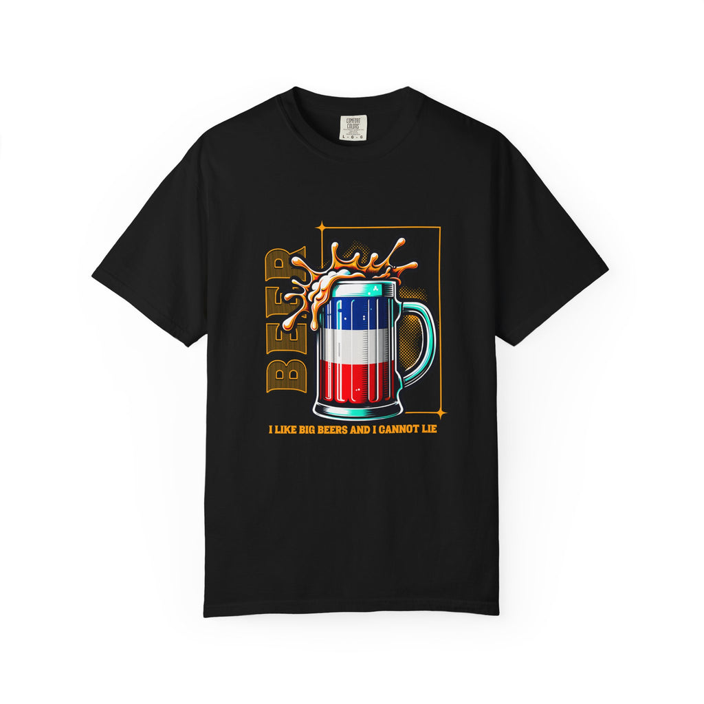 Unisex Red, White and Blue Beer Mug T-Shirt | Patriotic Beer Graphic Tee