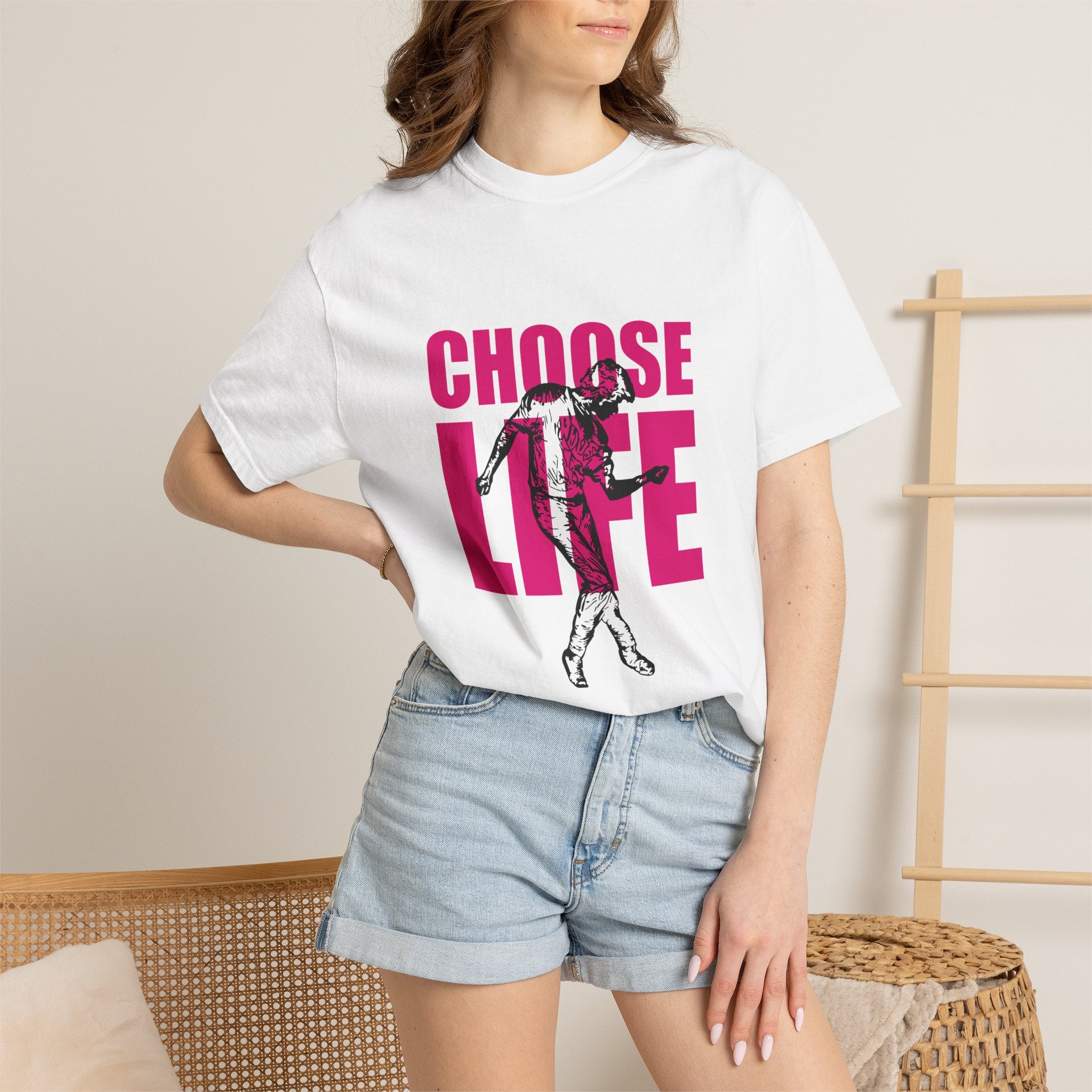 Choose Life Pink Typography - Unisex T-shirt