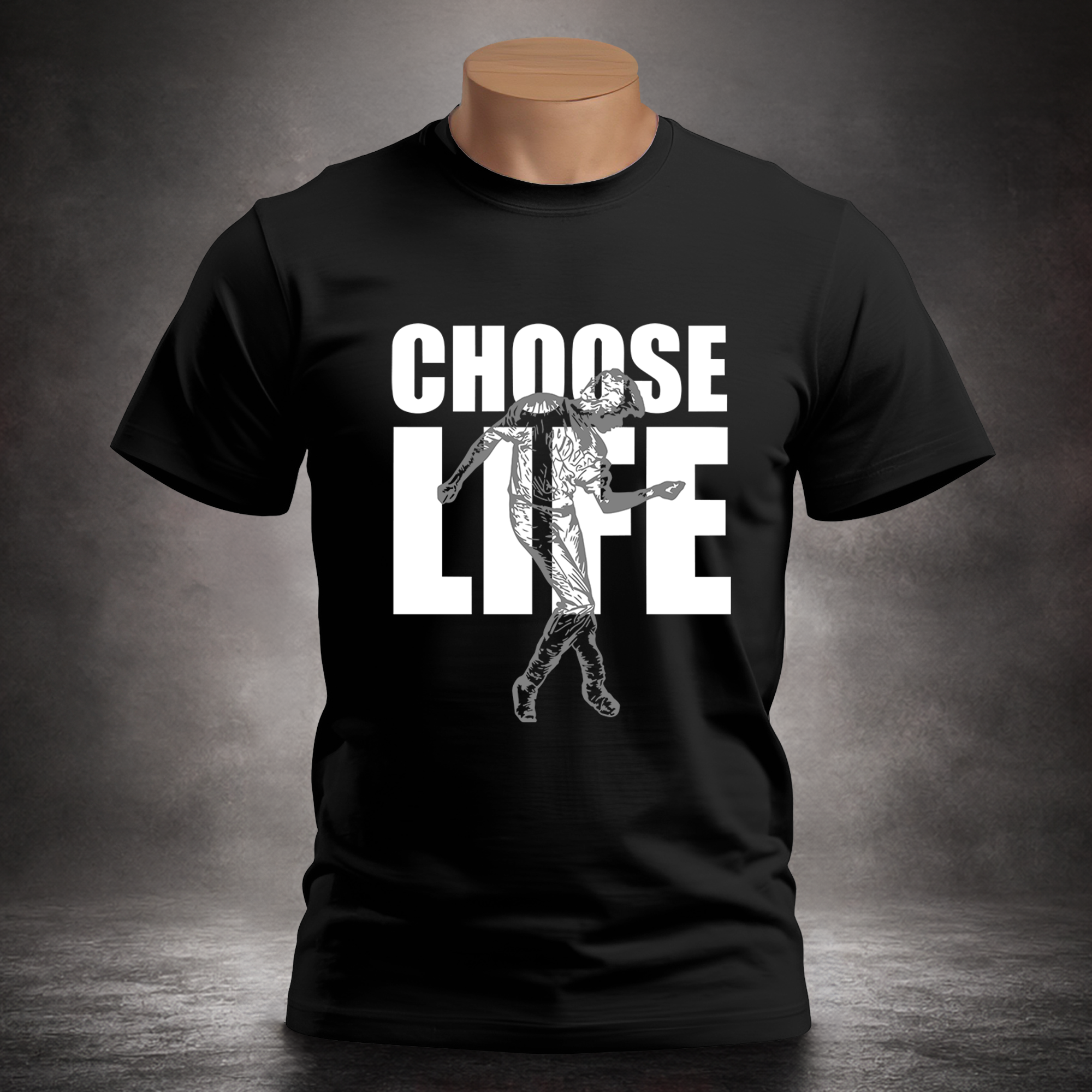 Choose Life Typography - Unisex T-shirt
