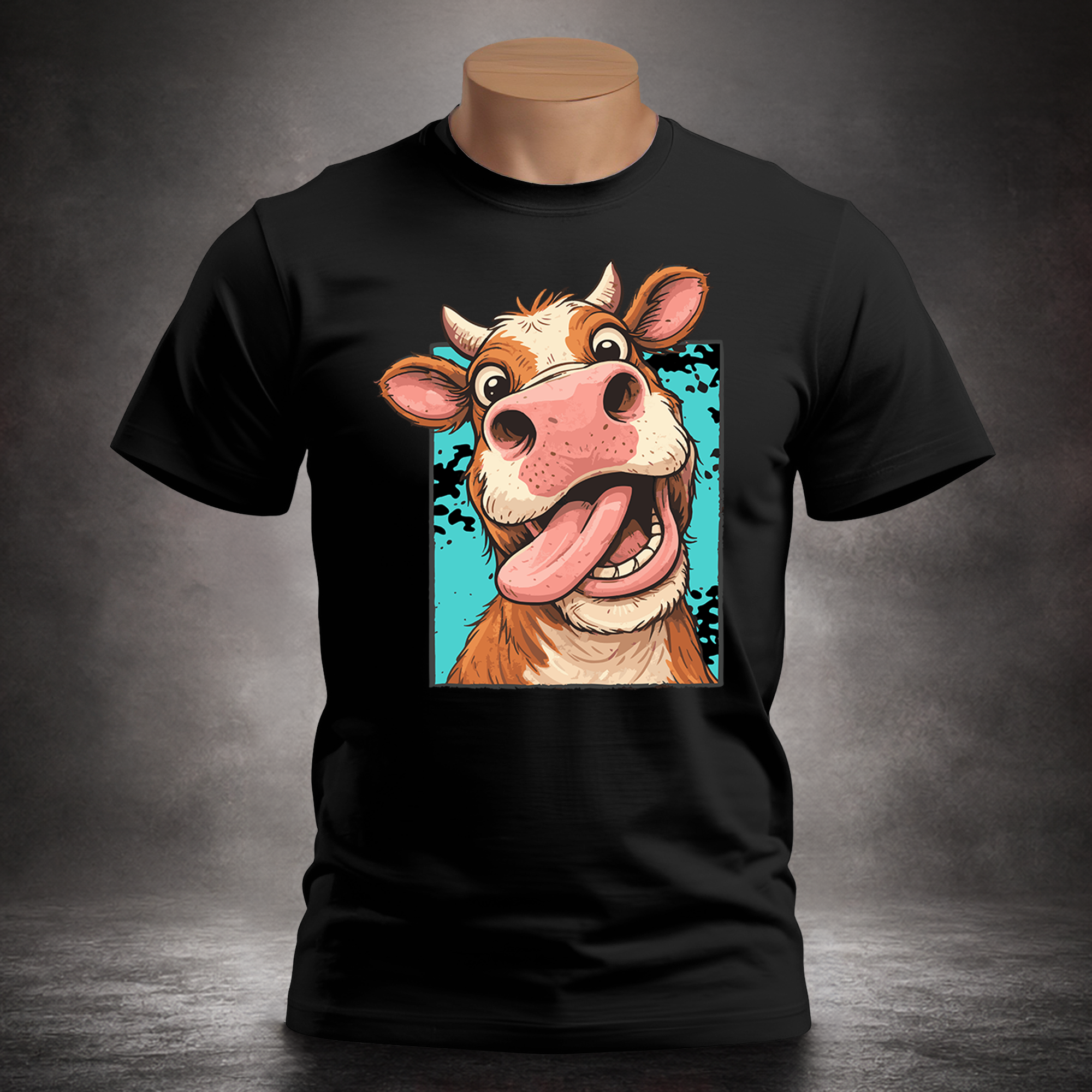 Exaggerated Cow - Unisex T-shirt