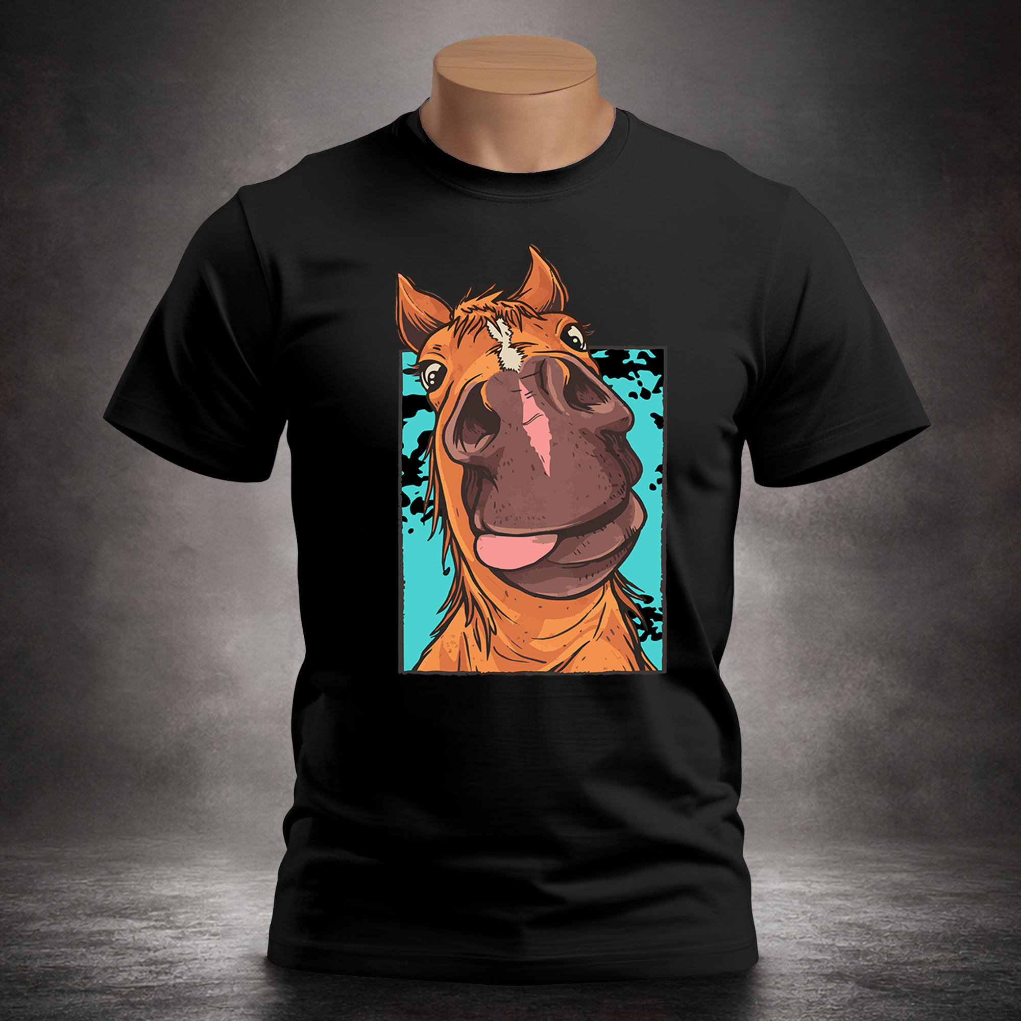 Exaggerated Horse - Unisex T-shirt