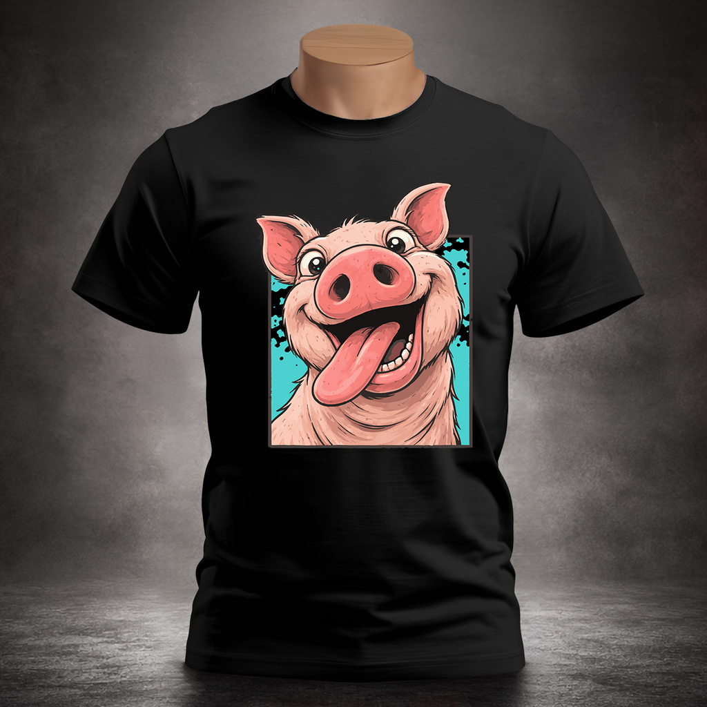 Exaggerated Pig Face - Unisex T-shirt
