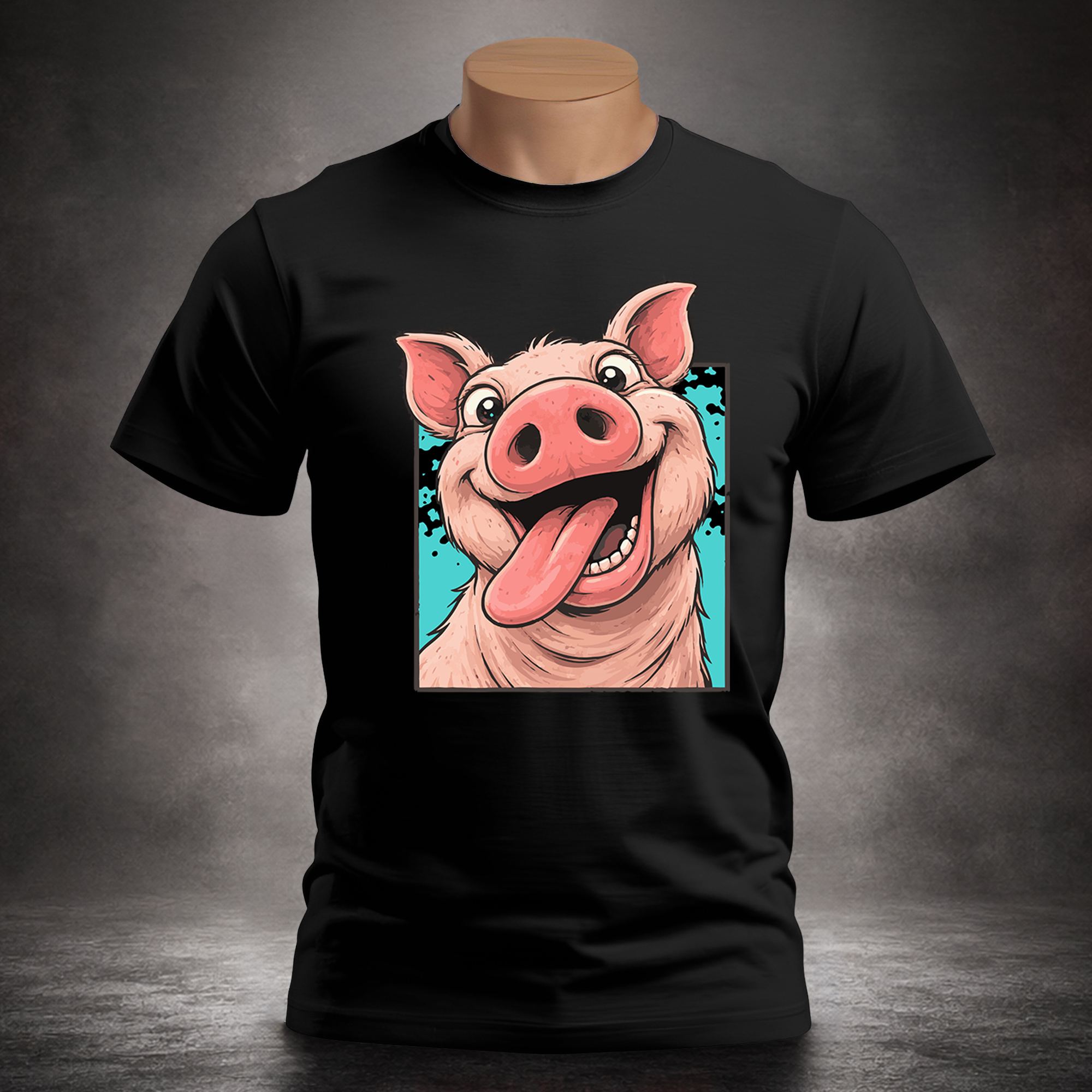 Exaggerated Pig Face - Unisex T-shirt